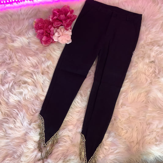 Pants Shine Black
